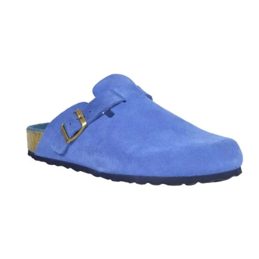 Sanosan Womens/Ladies Munich Suede Mules / Royal Blue